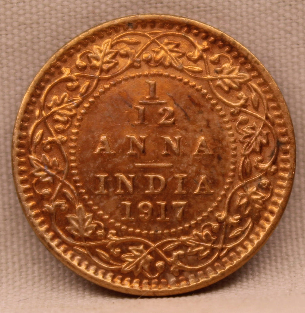 1\12 Anna 1917 George V Coins