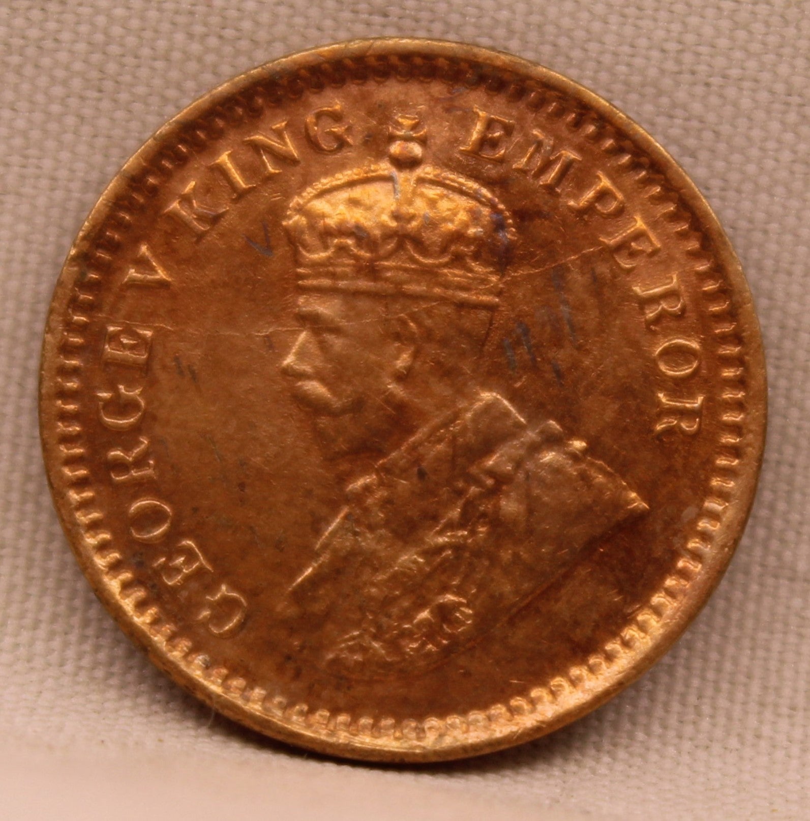 1\12 Anna 1917 George V Coins
