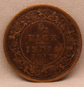 Half Pice 1917 George V Coins