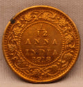 1\12 Anna 1918 George V Coins