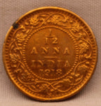1\12 Anna 1918 George V Coins