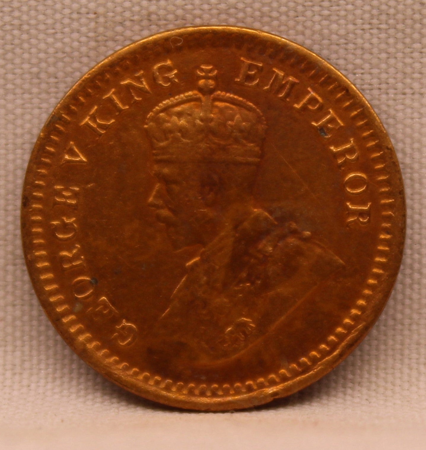 1\12 Anna 1918 George V Coins