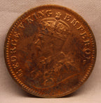 Quarter Anna 1918 George V Coins
