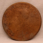 Quarter Anna 1919 George V Coins