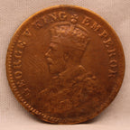 Quarter Anna 1919 George V Coins