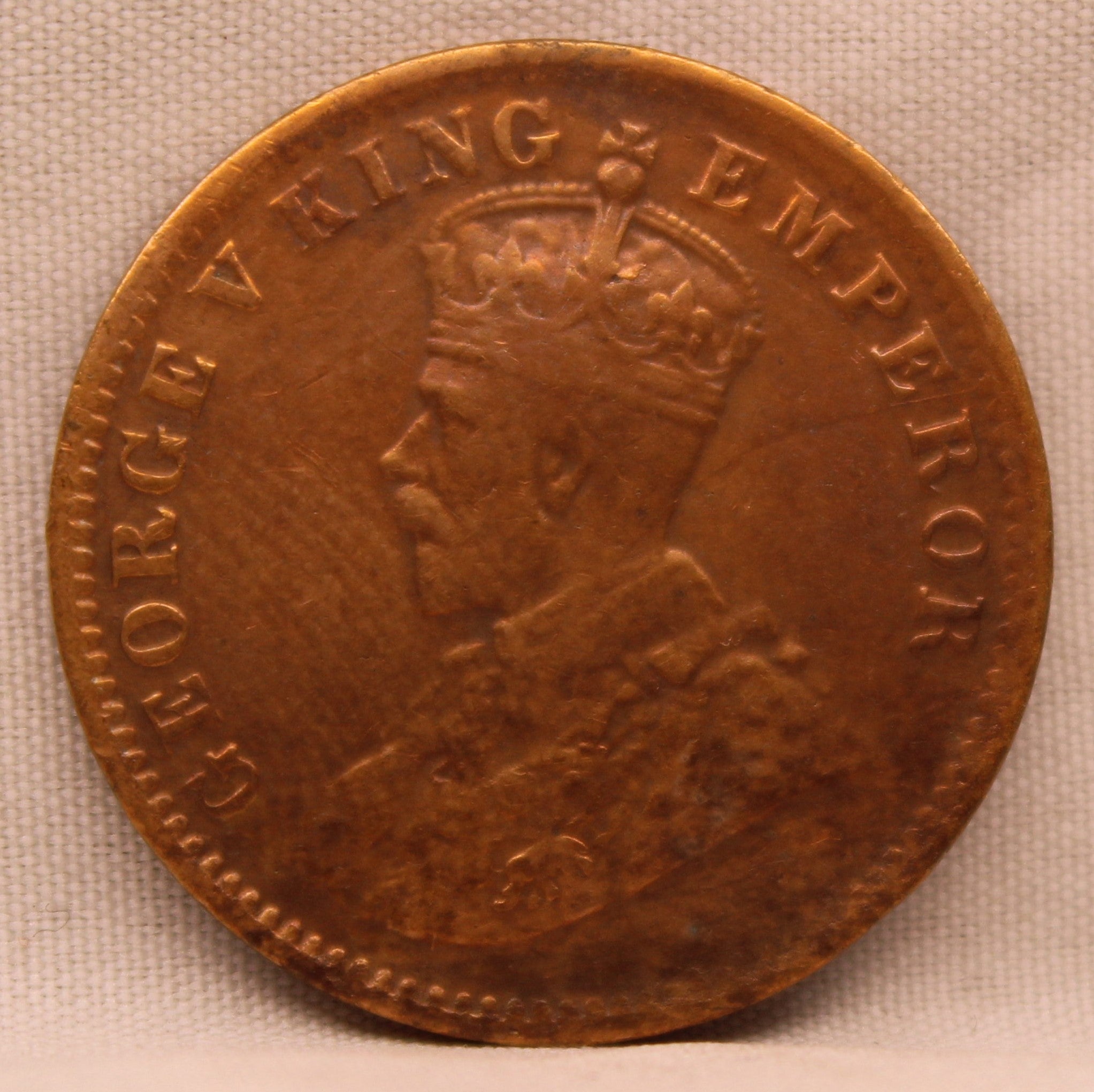 Quarter Anna 1919 George V Coins