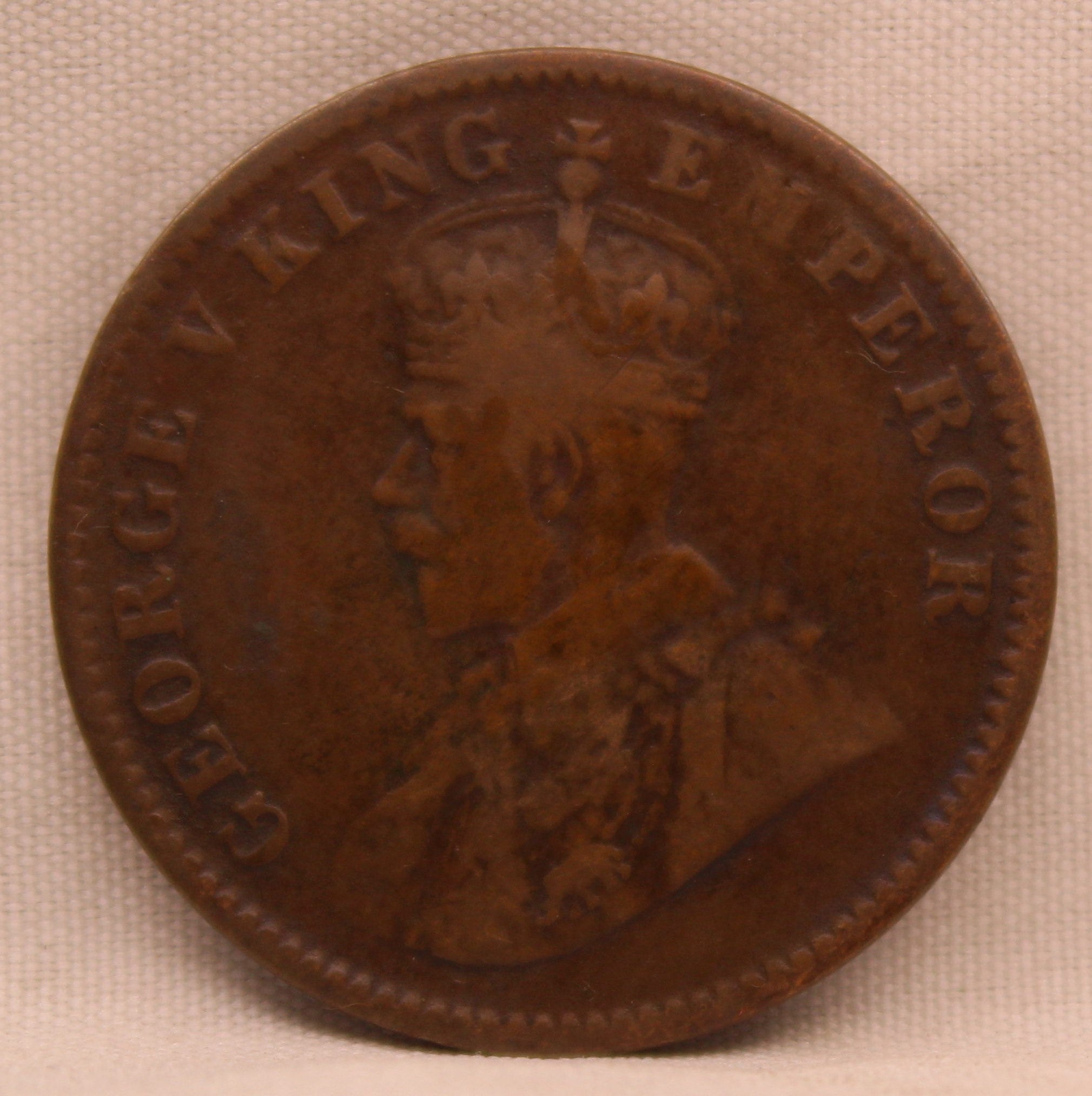 Quarter Anna 1919 George V Coins