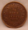 Half Pice 1919 George V Coins