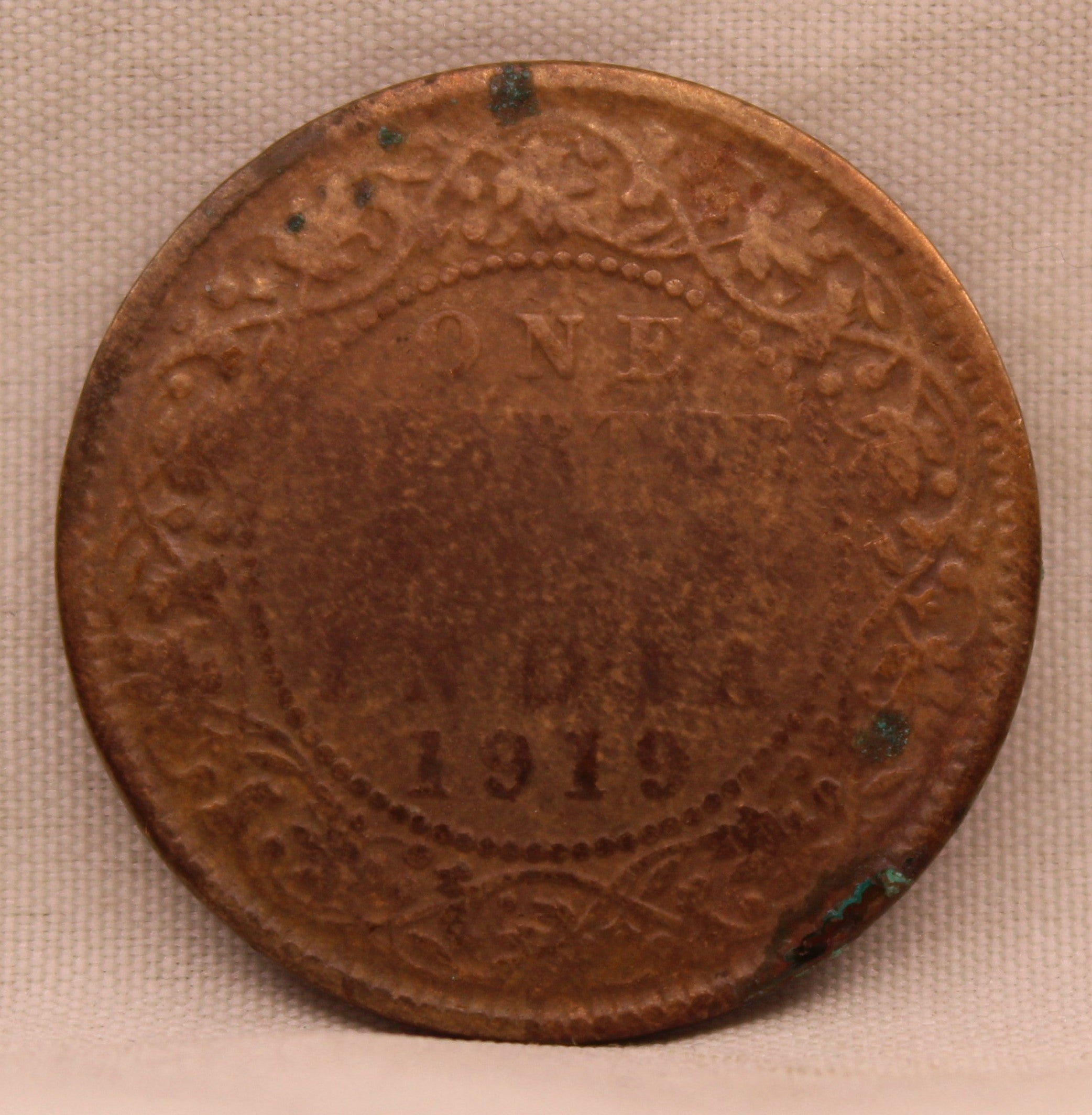 Quarter Anna 1919 George V Coins