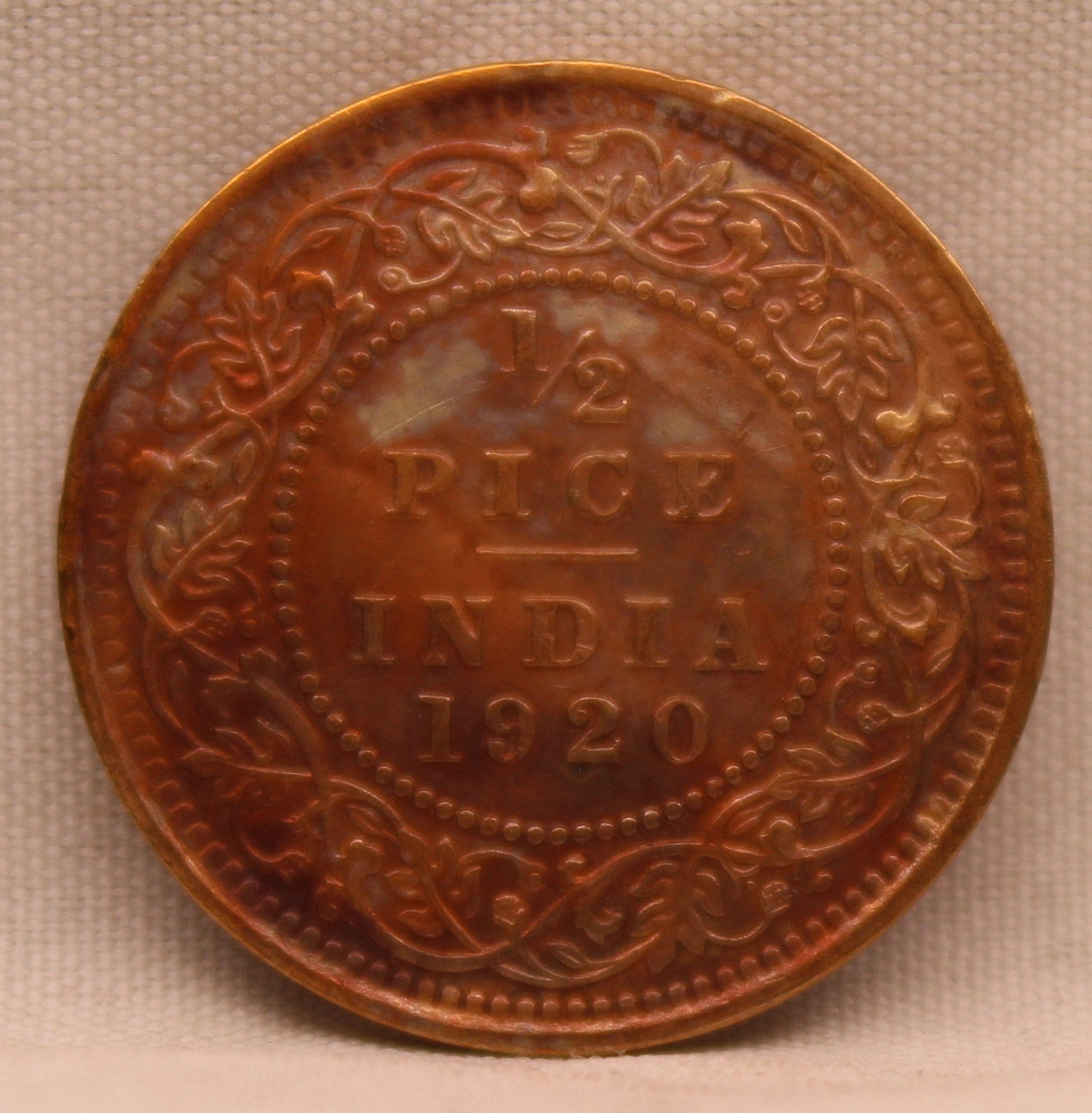 Half Pice 1920 George V Coins