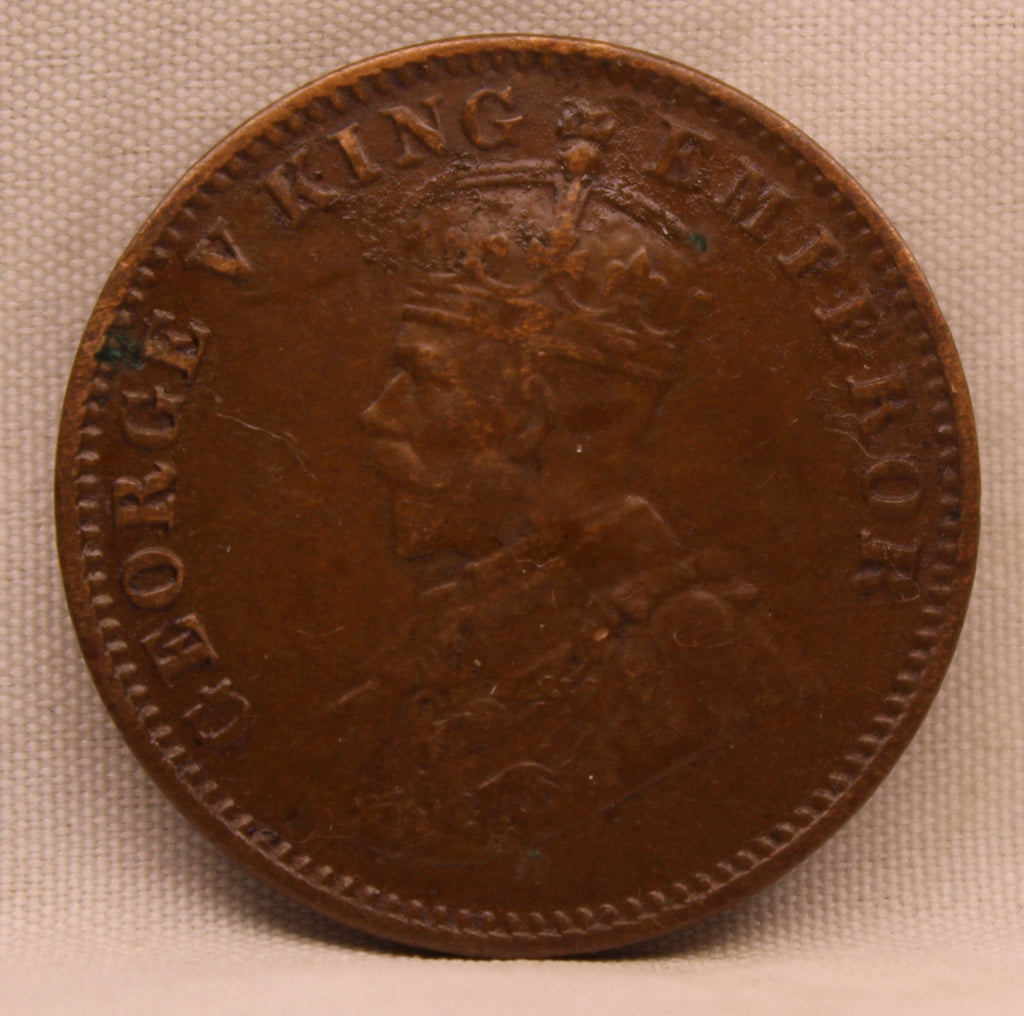 Quarter Anna 1920 George V Coins