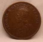 Quarter Anna 1920 George V Coins