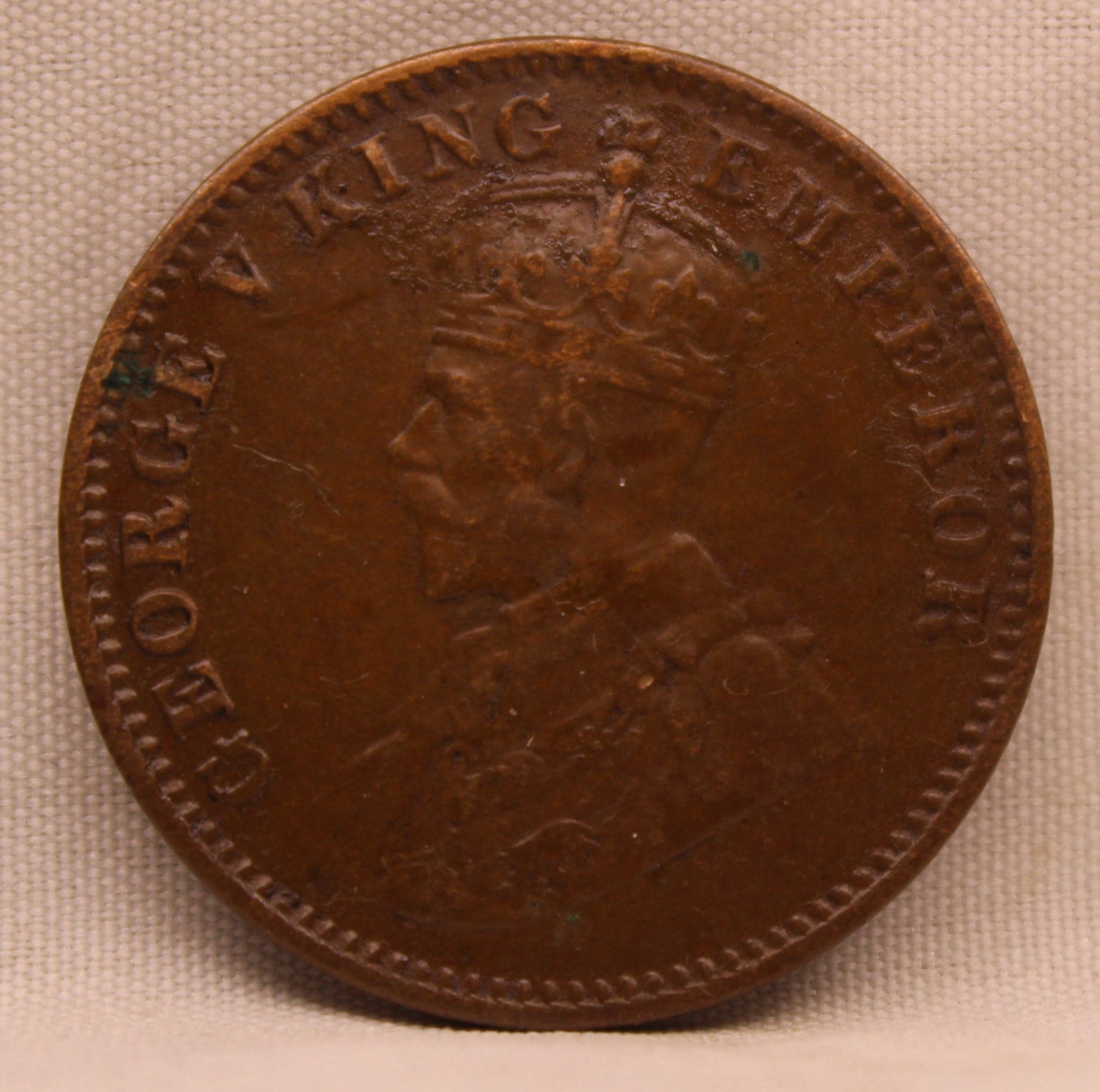 Quarter Anna 1920 George V Coins
