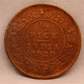 Half Pice 1920 George V Coins