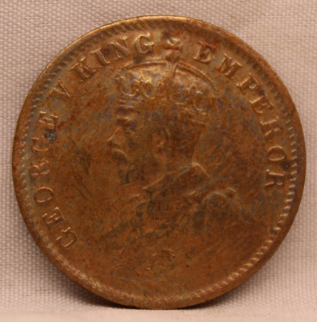 Quarter Anna 1920 George V Coins