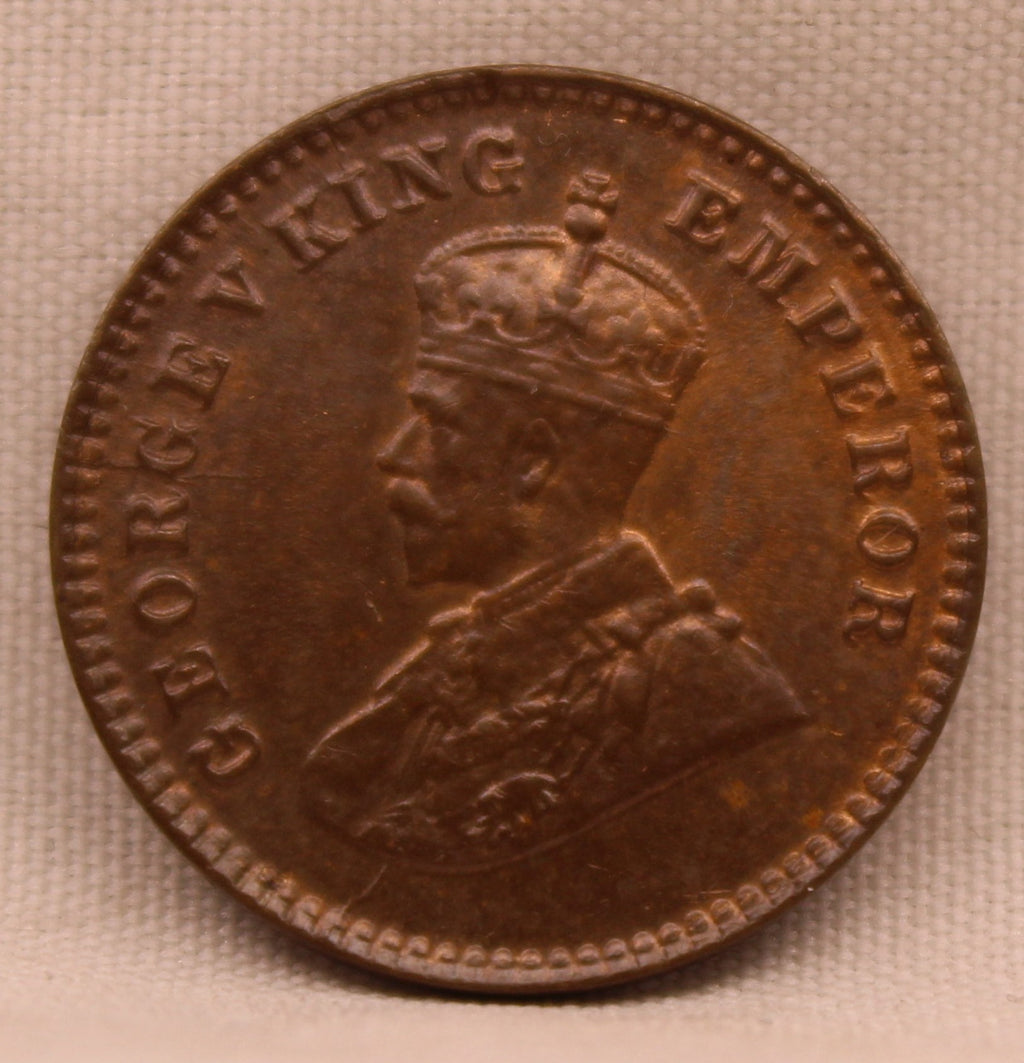 Half Anna 1921 George V Coins