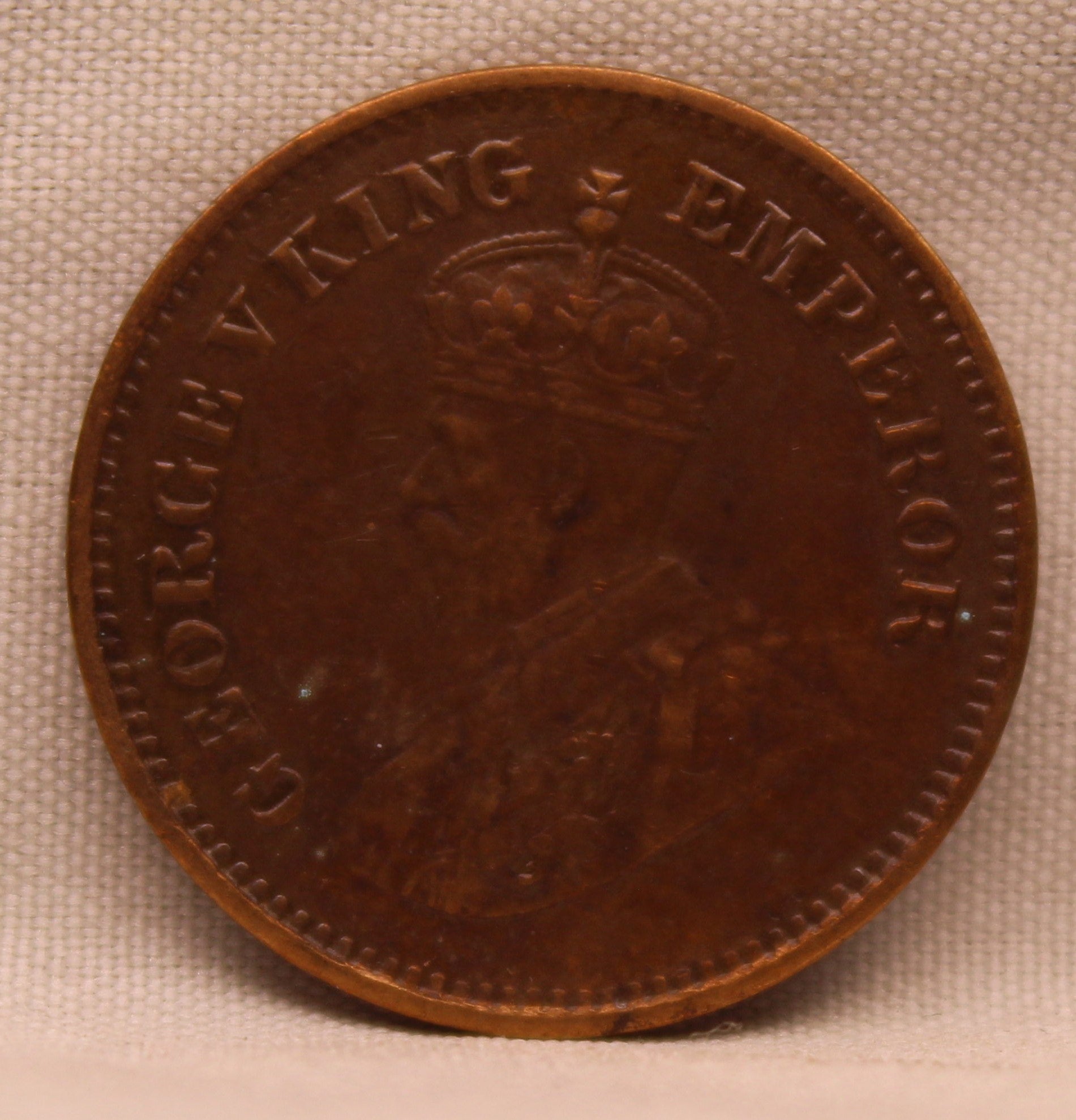 Half Pice 1921 George V Coins