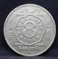 8 Annas 1920 George V Copper-Nickel Coins