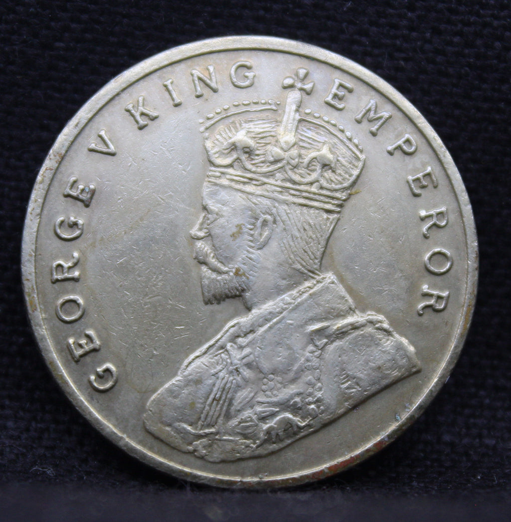 8 Annas 1920 George V Copper-Nickel Coins