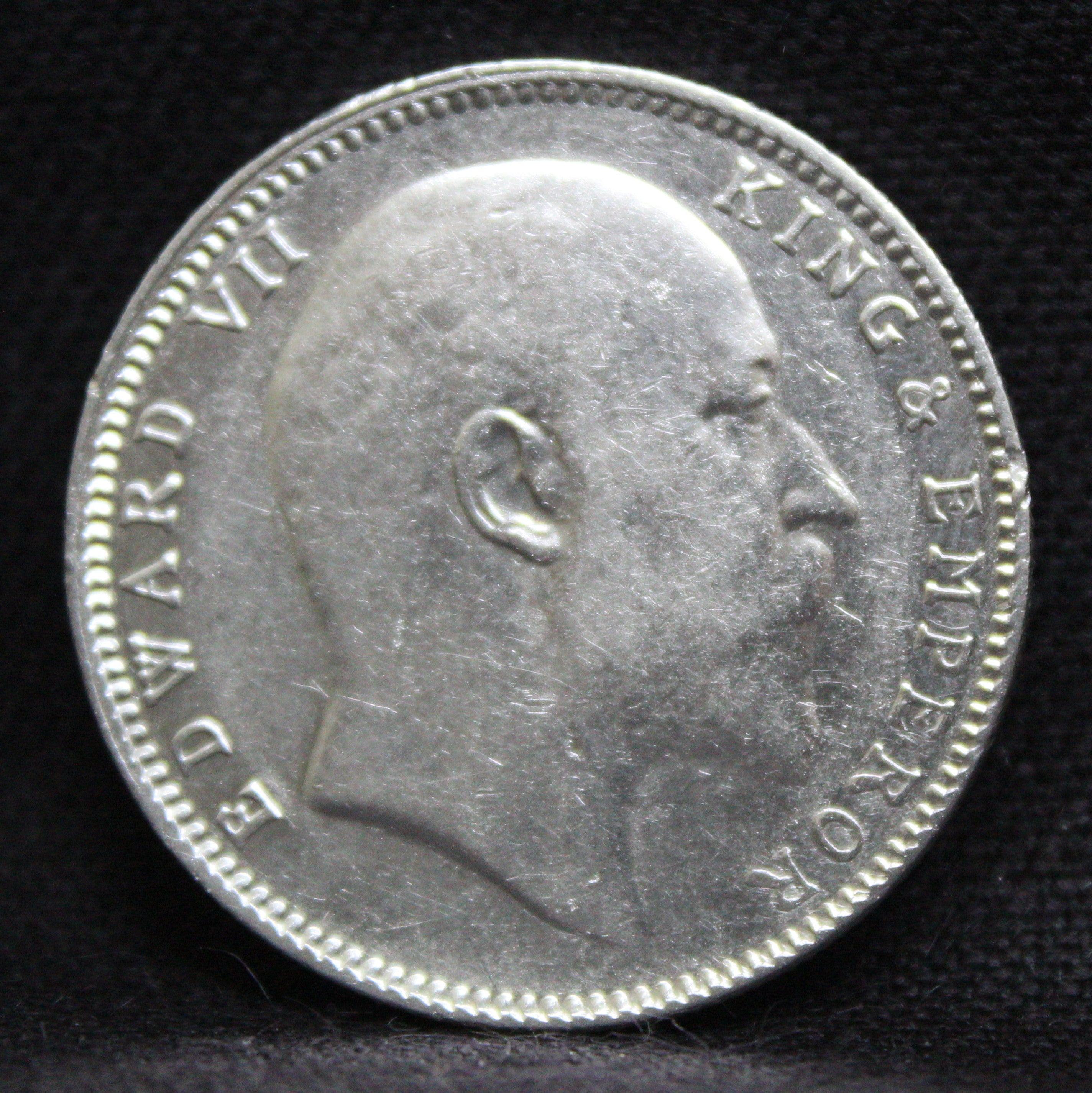 1909 One Rupee King Edward VII Bombay Mint