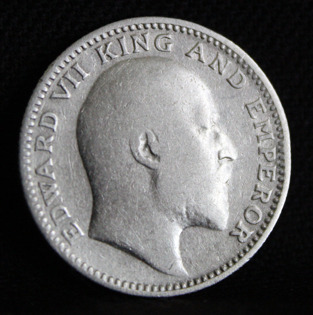 Half Rupee 1910 Edward VII Silver coins