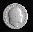 Half Rupee 1910 Edward VII Silver coins