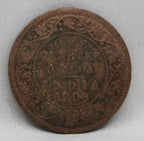 Quarter Anna 1909 Edward VII Bronze coins