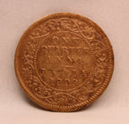 Quarter Anna 1909 Edward VII Bronze coins