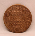 Quarter Anna 1909 Edward VII Bronze coins