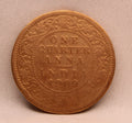 Quarter Anna 1909 Edward VII Bronze coins