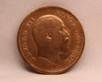 Quarter Anna 1909 Edward VII Bronze coins