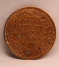Quarter Anna 1909 Edward VII Bronze coins