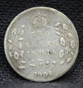 2 Annas 1905 Edward VII Silver coins