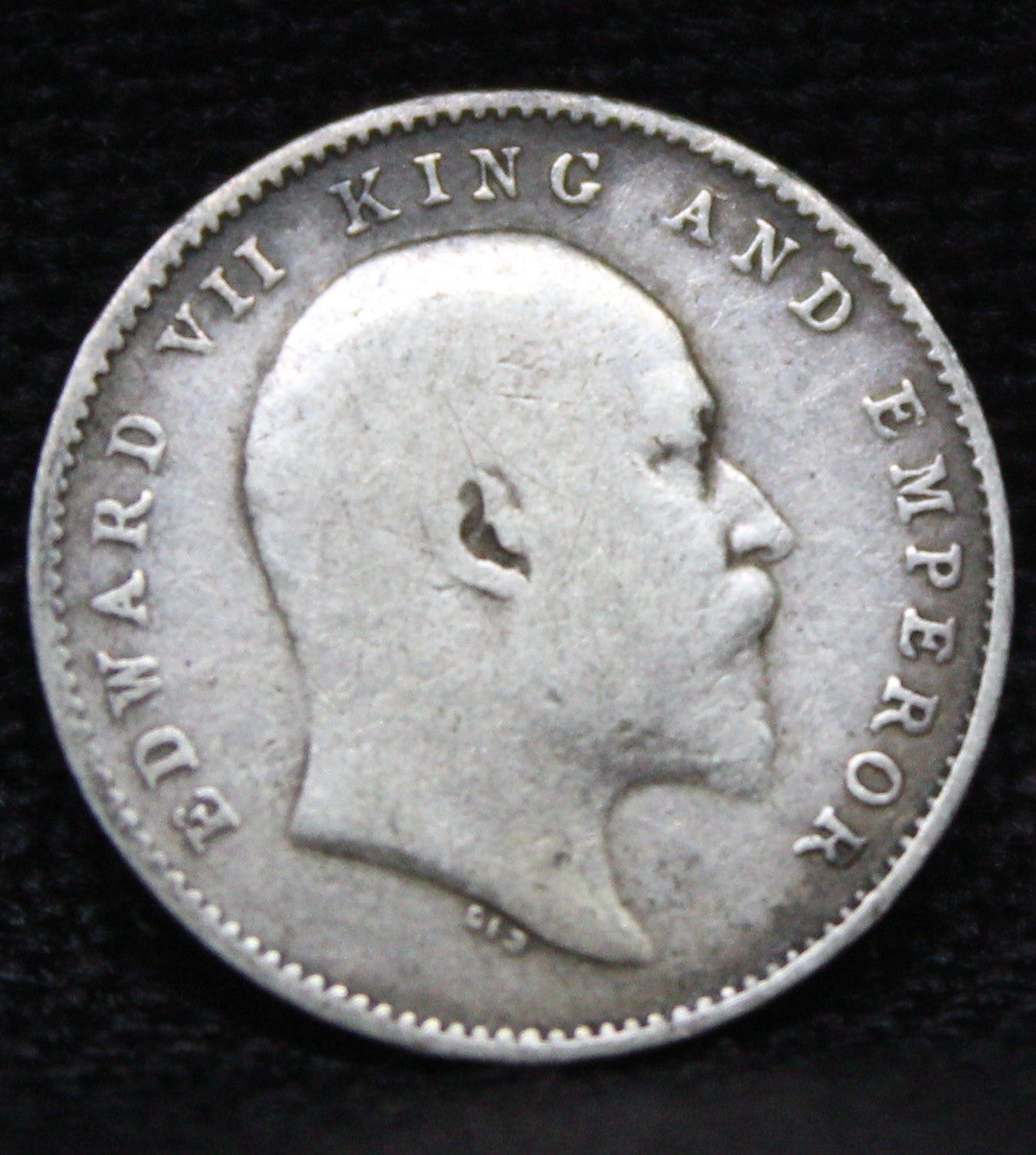 2 Annas 1905 Edward VII Silver coins