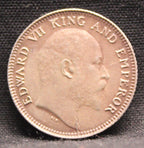Quarter Rupees 1903 Edward VII Silver coins