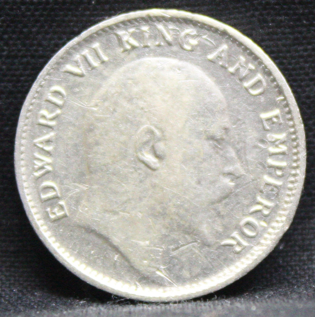 Quarter Rupees 1904 Edward VII Silver coins