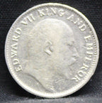 Quarter Rupees 1904 Edward VII Silver coins