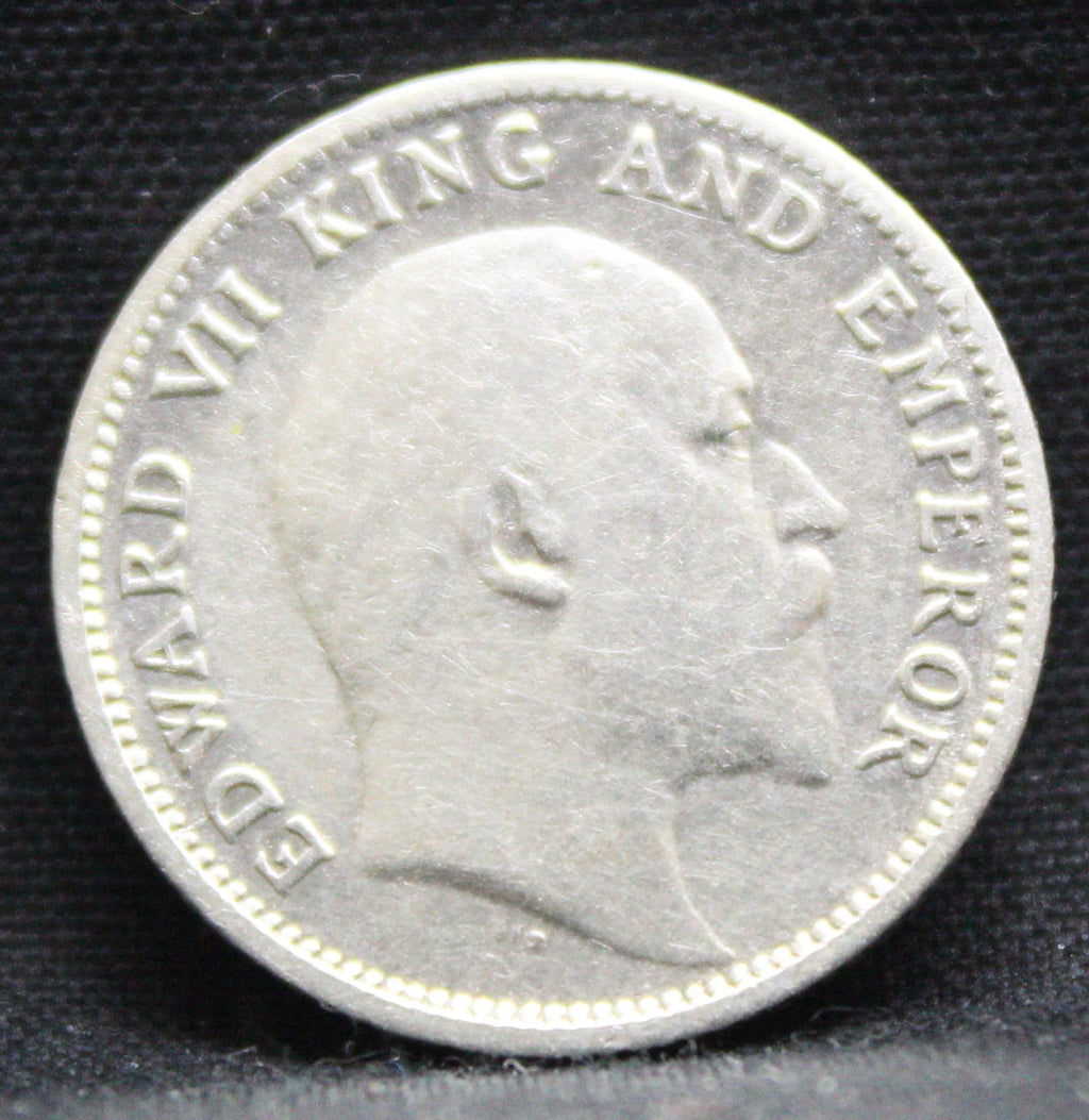 Quarter Rupees 1904 Edward VII Silver coins