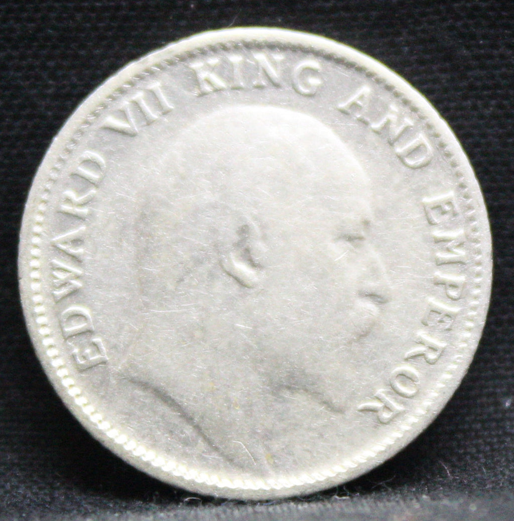 Quarter Rupees 1904 Edward VII Silver coins