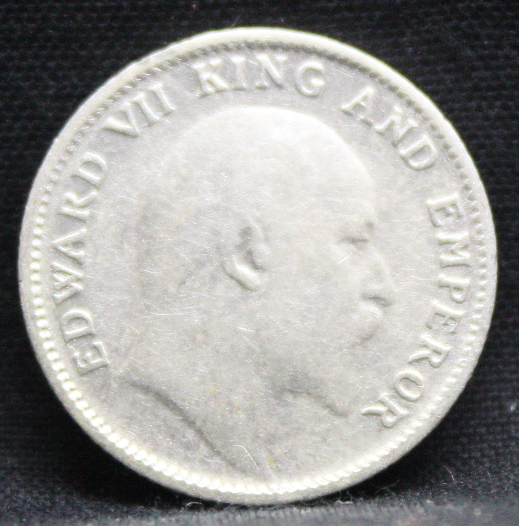 Quarter Rupees 1904 Edward VII Silver coins