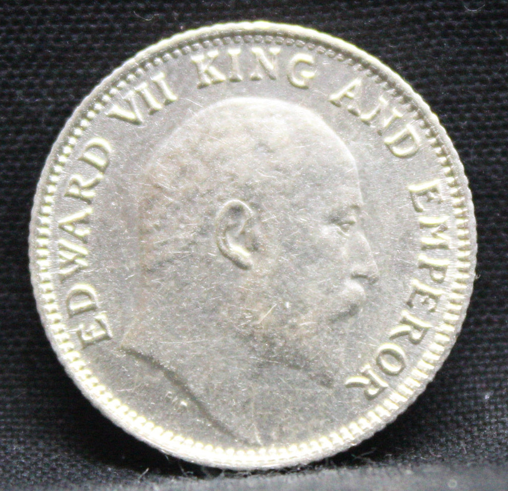 Quarter Rupees 1904 Edward VII Silver coins