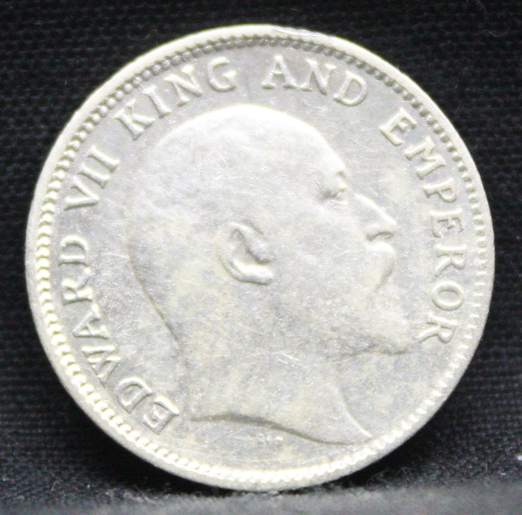Quarter Rupees 1906 Edward VII Silver coins