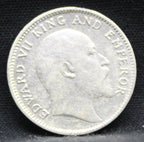 Quarter Rupees 1906 Edward VII Silver coins