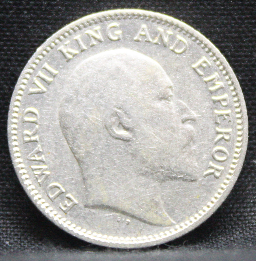 Quarter Rupees 1906 Edward VII Silver coins