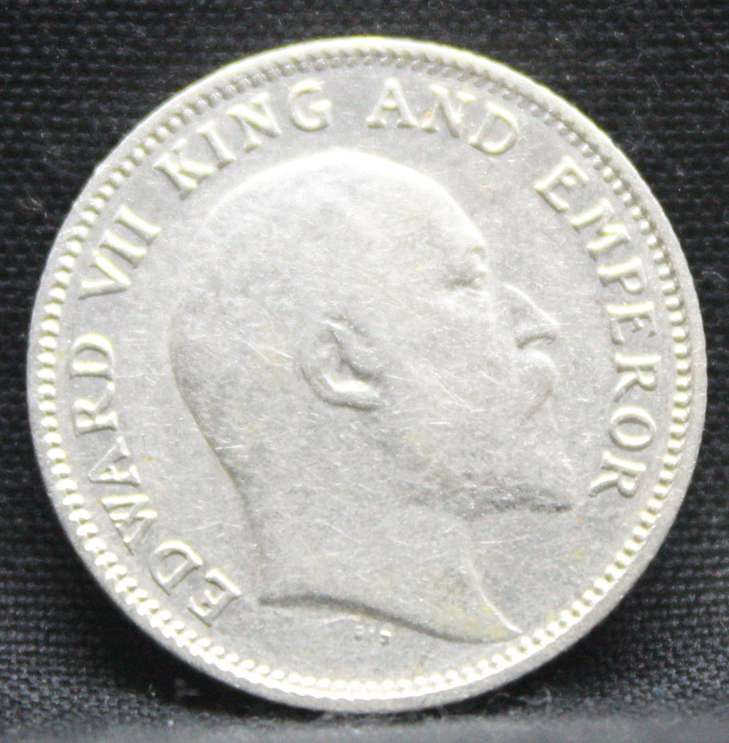 Quarter Rupees 1906 Edward VII Silver coins