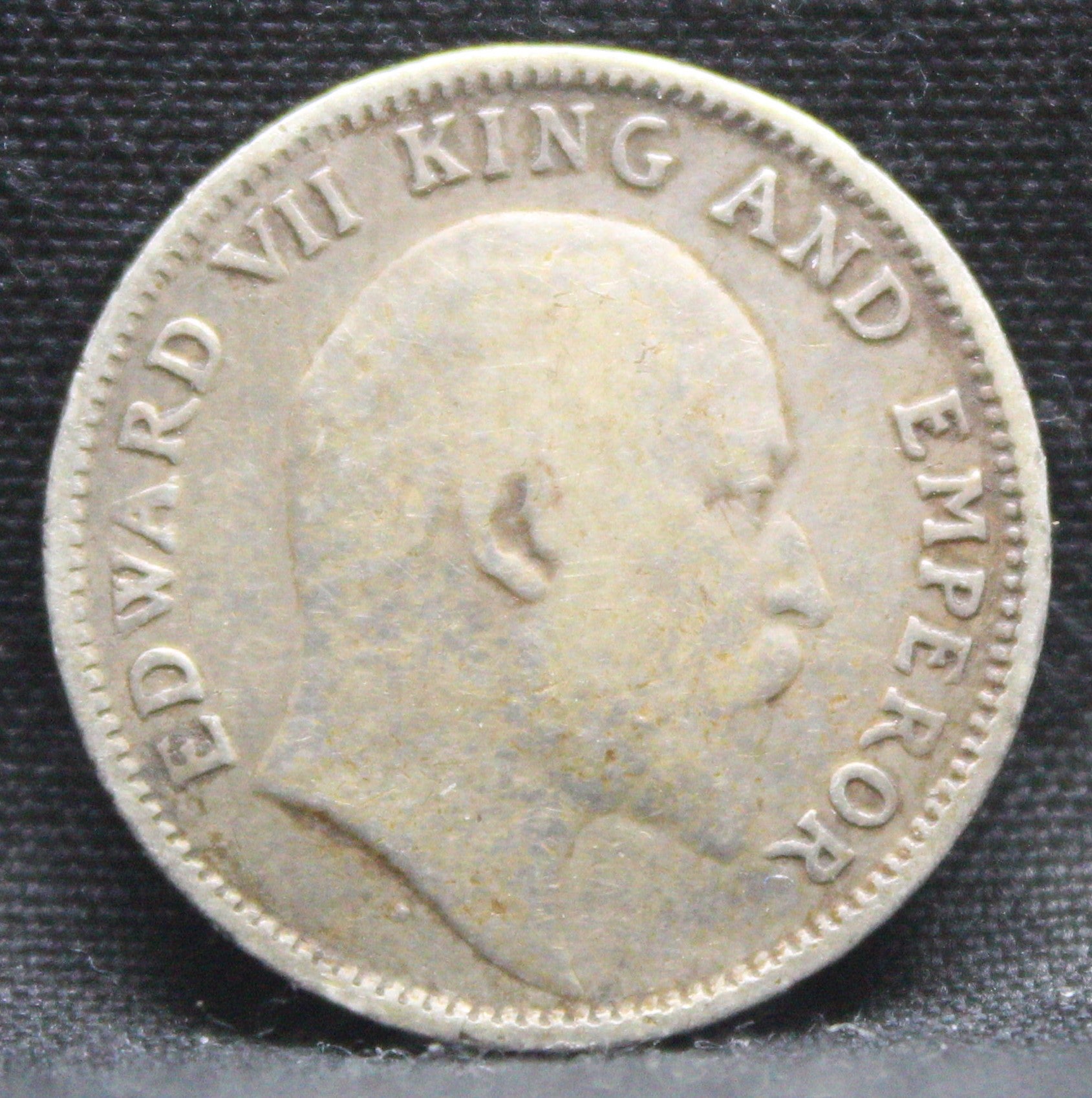 Quarter Rupees 1907 Edward VII Silver coins