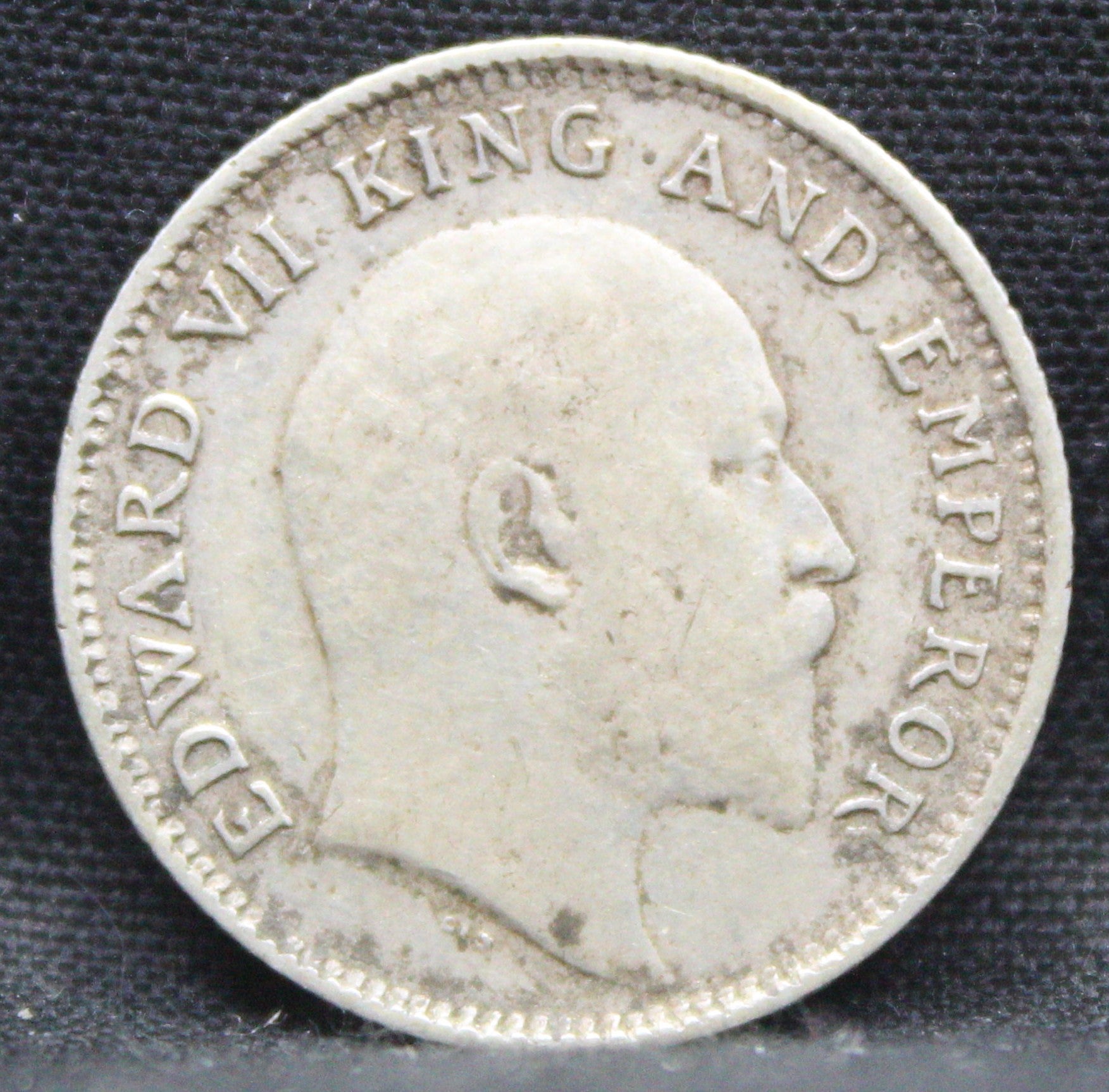 Quarter Rupees 1908 Edward VII Silver coins