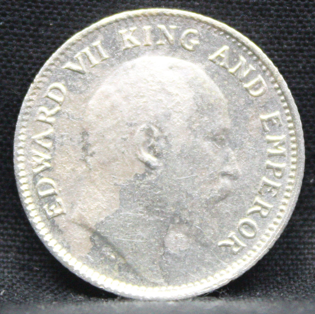 Quarter Rupees 1904 Edward VII Silver coins