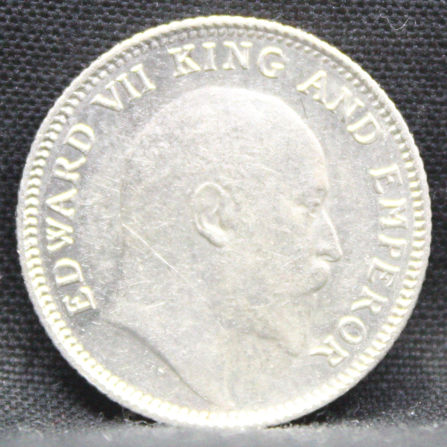 Quarter Rupees 1910 Edward VII Silver coins