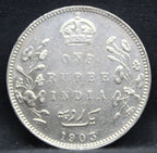 Quarter Rupees 1903 Edward VII Silver coins